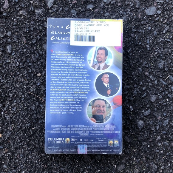 What Planet Are You From VHS TAPE - Picture 2 of 3
